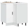 vidaXL Hängeschrank vidaXL Küchen-Eckunterschrank Porto Weiß Holzwerks...