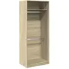 vidaXL, Kleiderschrank, Dorcoles (1 Regal) (80 x 50 x 200 cm)