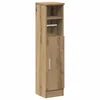 vidaXL Badezimmer-Set Badezimmerschrank mit Rollenhalter Artisan-Eiche...