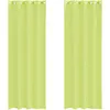 vidaXL Voile Vorhänge mit Ösen 2 Stk. Apfelgrün 140x260 cm