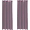 vidaXL Voile Vorhänge mit Ösen 2 Stk. Lila 140x300 cm