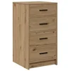 vidaXL Sideboard Sideboard Artisan-Eiche 40 x 41 x 75 cm Holzwerkstoff...