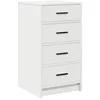 vidaXL Sideboard Sideboard Weiß 40 x 41 x 75 cm Holzwerkstoff (1 St)