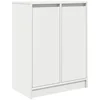 vidaXL Sideboard Sideboard Weiß 57x34x76 cm Holzwerkstoff (1 St)
