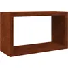 vidaXL Brennholzregal 100x40x60 cm Wetterfester Stahl