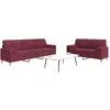 vidaXL, Sofa + Bettsofa, Cormoner (Mit Zierkissen) (2-Sitzer, 3-Sitzer...