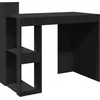 vidaXL Schreibtisch Schwarz 103,5x56,5x94 cm Holzwerkstoff