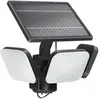 Philips LED-Solarlampe Zyren, schwarz, 5.000 K, Sensor, IP65