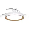 Philips LED-Deckenventilator Bliss, gold/weiß, DC, leise