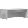 vidaXL Wandtisch Beton Grau Holzwerkstoff 80 x 45 x 30 cm