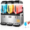 SucceBuy 12Lx3 Kommerzielle Slushy-Maschine, Dreifachtank-Gefrorenes-G...