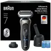 Braun Series 7 72-C7200cc, Folienschaber, Schwarz, Gold, Edelstahl, Ta...