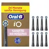Oral-B Procter & Gamble Aufsteckbürsten iO Sanfte Reinigung 8er Pack Schwarz