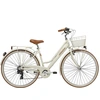 69 Adriatica Cityfahrrad 28 Zoll RETRO Lady beige inkl. Korb