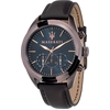 Maserati Traguardo Herrenuhr in Edelstahl mit Lederarmband