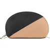 Dudu Segovia Kosmetiktasche Leder 16 cm, Necessaire, Pink, Schwarz