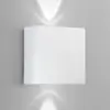LED-Außenwandlampe KLEIN, weiß, Breite 11 cm, Kunststoff