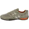 Geox Herren Uomo Snake L Sneakers, Beige Dk Orange, 39 EU