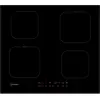 Indesit IS F 18Q60 NE, Schwarz, Arbeitsplatte, 59 cm, Zonen-Induktions...