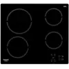 Hotpoint HR 631 C, Schwarz, Integriert, 58 cm, Keramik, Glaskeramik, 4...