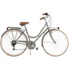 Via Veneto City-Bike Condorino Lady 28" 6V, Farbe: Grau Gallante