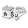 Ewent 2xusb A/c-steckdosenleiste 3 Steckdosen Mit Schalter 1.5 M