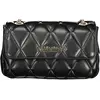 Elegante schwarze Tasche mit Kettengriffen & kontrastierenden Details