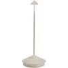 zafferano Pina Pro Sand LED-Tischleuchte, wiederaufladbar und dimmbar,...