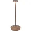 Zafferano Swap Pro Corten LED-Tischleuchte, wiederaufladbar und dimmba...