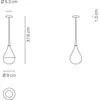 Zafferano Dondolina - Wiederaufladbare LED-Tischleuchte IP65, kabellos...