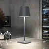 Zafferano Poldina L Desk Akku-Tischlampe IP54 grau