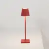 Zafferano Poldina micro Akkulampe IP65 rot