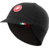 Castelli Difesa Thermal Cap Black Red UNI Deckel