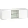 HOMCOM TV-Schrank für bis zu 55", 120 cm mit Soft-Close-Türen, Kabeldu...