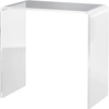 HOMCOM Couchtisch aus Acryl in U-Form, Moderner Tisch mit Glatten Kant...