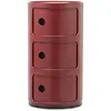 Kartell Componibili, Container 3-fächer, Bordeaux