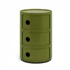 Kartell Container Componibili mit drei Fächern Grün