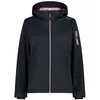 Damen wasserfeste Jacke mit Kapuze CMP Grau 3XL