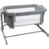 Chicco Beistellbett Next2Me Magic Evo Dark Grey, mit Schaukelmodus, in...
