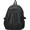 Blauer Sportlicher Textil-Rucksack mit gepolstertem Rücken und Außenfä...