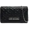 Love Moschino QUILTED PolyurethanSCHWARZ+GALV.NIKEL