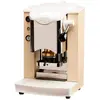Faber Slot Inox ESE Pad Espressomaschine Ivory Weiß Silber