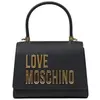 Love Moschino Klappentasche schwarz Logo gold Henkel Kette