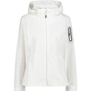 Damen wasserfeste Jacke mit Kapuze CMP Weiß 3XL
