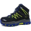 CMP Kids Rigel Low Kinderschuhe Jungen Schnürstiefel Stiefel Blau Frei...