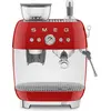 SMEG EGF03RDEU Espressomaschine, Kaffeevollautomat 50s Style, rot