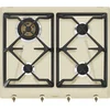Smeg Srv864pogh 60 Cm Gasherd 4 Brennern Silber Silber One Size