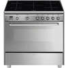 Smeg SCD90IMX9-1 Elektroherd, Edelstahldekor, 115 l Volumen, 90 cm Bre...