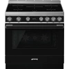 Smeg CPF9IPBL Elektroherd, Schwarz, 115 l Volumen, 89,8 cm Breite, +, ...