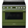 SMEG Backofenset CPF9IPOG, Freistehend, Olivgrün